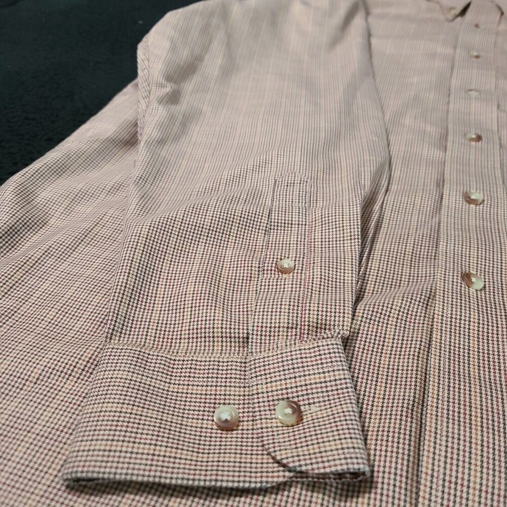 Jos A Bank Mens Button Up Shirt Multicolor Size Large 100% Cotton Long Sleeve - Picture 12 of 12